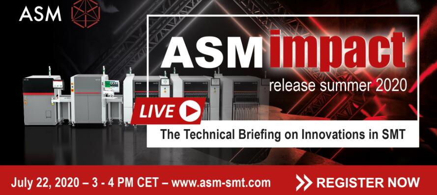 ASM现场直播展示2020年的新产品